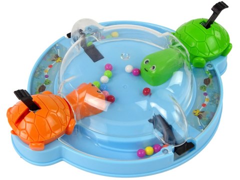 Gra Zręcznościowa Głodne Żółwie z Wyrzutnią Kulek LEAN TOYS Gra Zręcznościowa Głodne Żółwie z Wyrzutnią Kulek LEAN TOYS