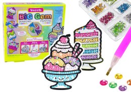 Haft Diamentowy Zestaw Kreatywny Naklejki Wyklejanie Diamentów Słodycze LEAN Toys