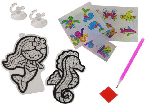 Haft Diamentowy Zestaw Kreatywny Naklejki Wyklejanie Diamentów Zwierzęta Morskie LEAN Toys Haft Diamentowy Zestaw Kreatywny Naklejki Wyklejanie Diamentów Zwierzęta Morskie LEAN Toys