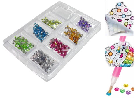 Haft Diamentowy Zestaw Kreatywny Naklejki Wyklejanie Diamentów Zwierzęta Morskie LEAN Toys Haft Diamentowy Zestaw Kreatywny Naklejki Wyklejanie Diamentów Zwierzęta Morskie LEAN Toys