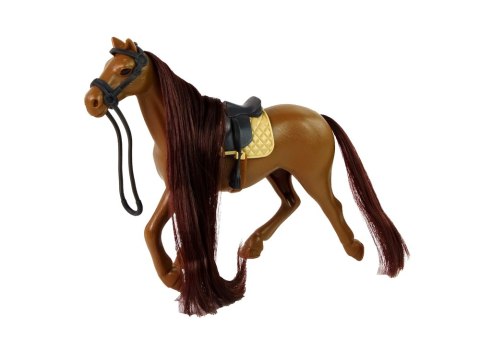 Koń do Czesania Akcesoria Zagroda Siano Stajnia LEAN Toys Koń do Czesania Akcesoria Zagroda Siano Stajnia LEAN Toys