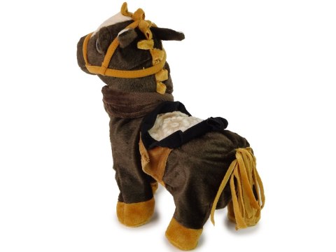 Konik Maskotka Interaktywna Koń Brązowy Jasna Grzywa Muzyka LEAN Toys Konik Maskotka Interaktywna Koń Brązowy Jasna Grzywa Muzyka LEAN Toys