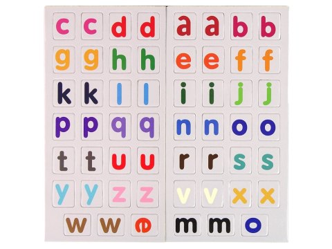 Książeczka Edukacyjna Nauka Litery Magnes Angielski LEAN Toys Książeczka Edukacyjna Nauka Litery Magnes Angielski LEAN Toys
