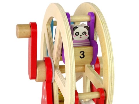 Obrotowy Drewniany Diabelski Młyn Figurki LEAN Toys Obrotowy Drewniany Diabelski Młyn Figurki LEAN Toys