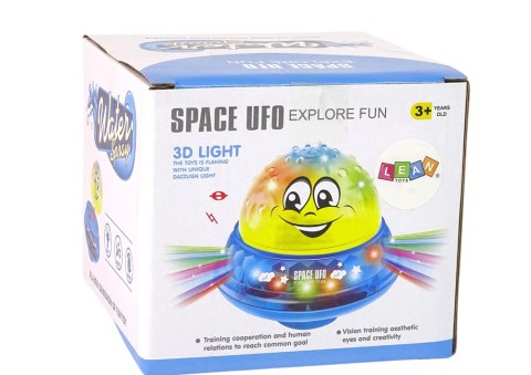 Piłka Wodna UFO Diody Wesoła Muzyka Żółta LEAN Toys Piłka Wodna UFO Diody Wesoła Muzyka Żółta LEAN Toys