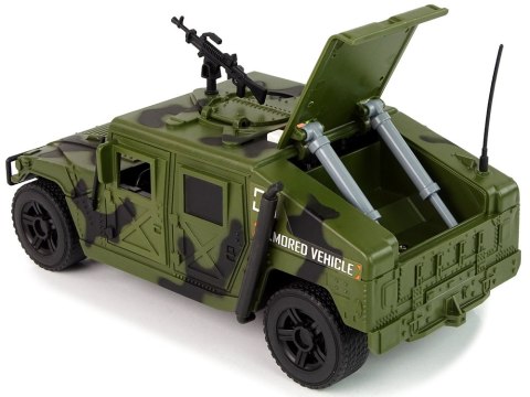 Pojazd Wojskowy Auto Z Napędem Frykcyjnym Światło Dźwięk LEAN Toys Pojazd Wojskowy Auto Z Napędem Frykcyjnym Światło Dźwięk LEAN Toys