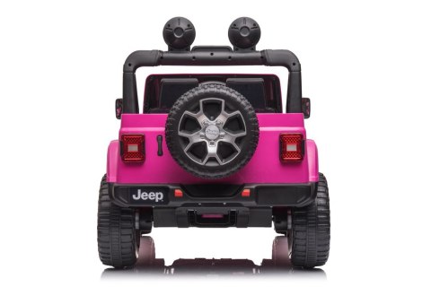 Pojazd na Akumulator Jeep Wrangler Rubicon DK-JWR555 Różowy LEAN CARS Pojazd na Akumulator Jeep Wrangler Rubicon DK-JWR555 Różowy LEAN CARS