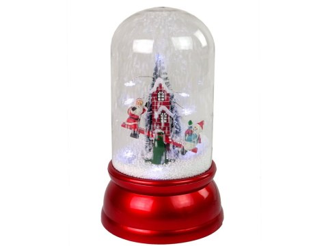 Świąteczna Ozdoba W Kopule Dekoracja Śnieg Mikołaj Czerwona LEAN Toys Świąteczna Ozdoba W Kopule Dekoracja Śnieg Mikołaj Czerwona LEAN Toys