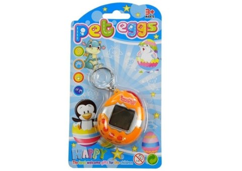 Tamagotchi w Jajku Gra Elektroniczne Zwierzątko Pomarańczowe LEAN TOYS Tamagotchi w Jajku Gra Elektroniczne Zwierzątko Pomarańczowe LEAN TOYS