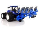 Traktor Zdalnie Sterowany 1:24 Pług Metalowy Niebieski LEAN Toys