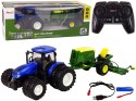 Traktor Zdalnie Sterowany RC 1:24 Belarka Niebieski LEAN Toys