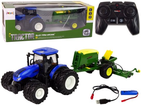 Traktor Zdalnie Sterowany RC 1:24 Belarka Niebieski LEAN Toys Traktor Zdalnie Sterowany RC 1:24 Belarka Niebieski LEAN Toys