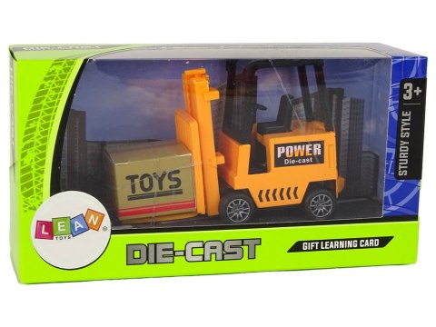 Wózek Widłowy Napęd Frykcyjny Pomarańczowy LEAN Toys Wózek Widłowy Napęd Frykcyjny Pomarańczowy LEAN Toys