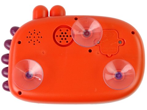 Zabawka Do Kąpieli Bańki Mydlane Dinozaur Czerwony Na Baterie LEAN Toys Zabawka Do Kąpieli Bańki Mydlane Dinozaur Czerwony Na Baterie LEAN Toys