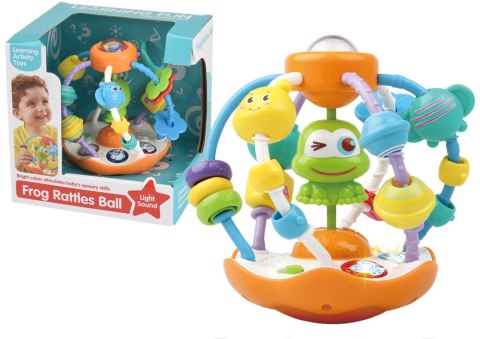 Zabawka Interaktywna Kula Żaba Światło Muzyka LEAN Toys Zabawka Interaktywna Kula Żaba Światło Muzyka LEAN Toys