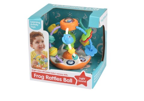 Zabawka Interaktywna Kula Żaba Światło Muzyka LEAN Toys Zabawka Interaktywna Kula Żaba Światło Muzyka LEAN Toys