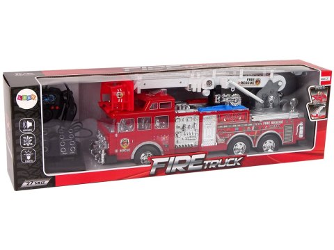 Zdalnie Sterowana Straż Pożarna Pedał Gazu Hamulec Pilot Dźwięk LEAN Toys Zdalnie Sterowana Straż Pożarna Pedał Gazu Hamulec Pilot Dźwięk LEAN Toys