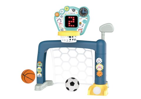 Zestaw 3w1 Dla Malucha Gry Zręcznościowe Golf Koszykówka Piłka Nożna LEAN Toys Zestaw 3w1 Dla Malucha Gry Zręcznościowe Golf Koszykówka Piłka Nożna LEAN Toys