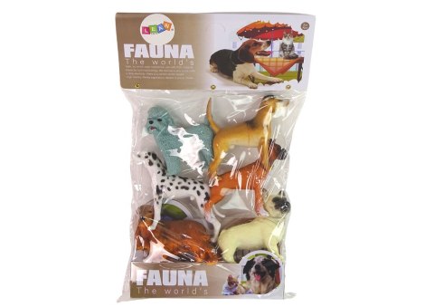 Zestaw 6 Figurek Psów Figurka Psy Rasowe LEAN Toys Zestaw 6 Figurek Psów Figurka Psy Rasowe LEAN Toys