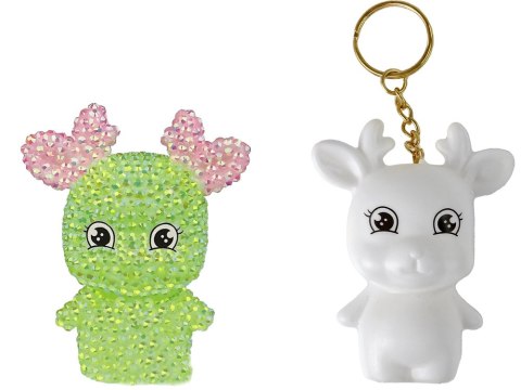 Zestaw DIY Diamentowy Renifer DIY Kryształki Brelok 3D Zielony LEAN TOYS Zestaw DIY Diamentowy Renifer DIY Kryształki Brelok 3D Zielony LEAN TOYS