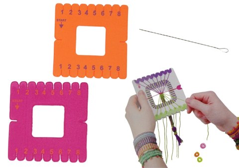 Zestaw Do Robienia Biżuterii DIY Bransoletki Mulina LEAN Toys Zestaw Do Robienia Biżuterii DIY Bransoletki Mulina LEAN Toys
