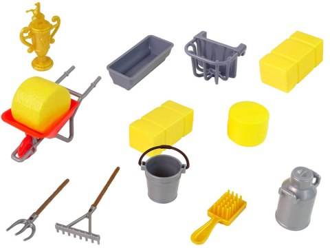 Zestaw Farma Stajnia Figurki Koń do Czesania Akcesoria LEAN Toys Zestaw Farma Stajnia Figurki Koń do Czesania Akcesoria LEAN Toys