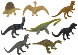 Zestaw Figurek Dinozaury w Tubie Park Akcesoria 12 El. LEAN Toys