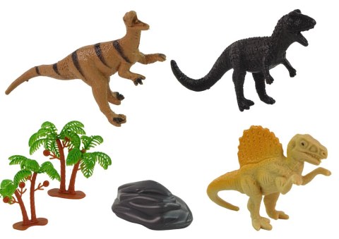 Zestaw Figurek Dinozaury w Tubie Park Akcesoria 12 El. LEAN Toys Zestaw Figurek Dinozaury w Tubie Park Akcesoria 12 El. LEAN Toys