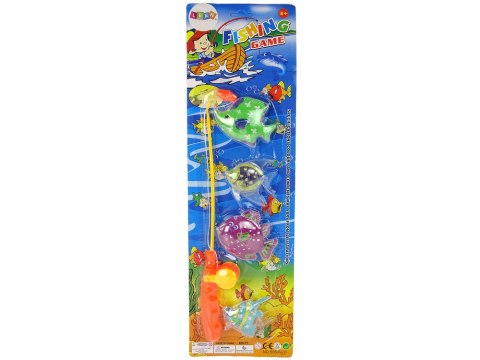 Zestaw Gra Zręcznościowa Łapanie Rybek Wędka 4 Sztuki LEAN TOYS Zestaw Gra Zręcznościowa Łapanie Rybek Wędka 4 Sztuki LEAN TOYS