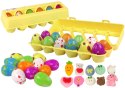 Zestaw Jajka Wielkanocne Squishy 12 Sztuk LEAN Toys