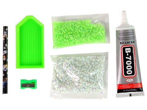 Zestaw Jednorożec DIY Diamenty Kryształki Zielony LEAN Toys Zestaw Jednorożec DIY Diamenty Kryształki Zielony LEAN Toys