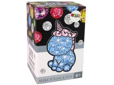 Zestaw Jednorożec DIY Diamenty Kryształki Zielony LEAN Toys Zestaw Jednorożec DIY Diamenty Kryształki Zielony LEAN Toys