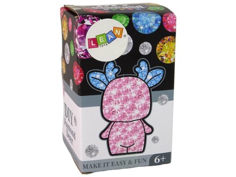 Zestaw Kreatywny Renifer DIY Diamenty Kryształki Niebieski LEAN Toys Zestaw Kreatywny Renifer DIY Diamenty Kryształki Niebieski LEAN Toys