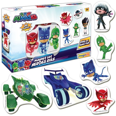 Zestaw Magnesów Pidżamersi Pjmasks ME 5031-32 LEAN Toys Zestaw Magnesów Pidżamersi Pjmasks ME 5031-32 LEAN Toys