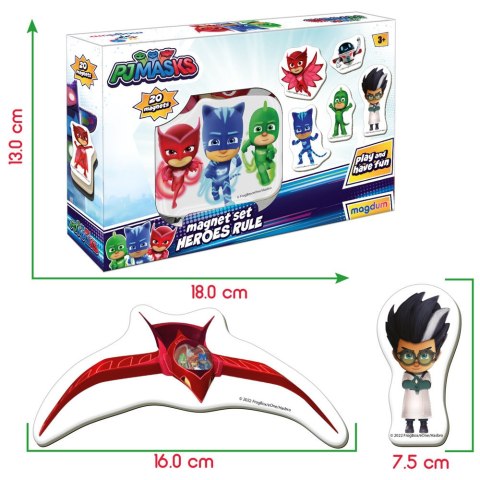 Zestaw Magnesów Pidżamersi Pjmasks ME 5031-32 LEAN Toys Zestaw Magnesów Pidżamersi Pjmasks ME 5031-32 LEAN Toys