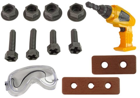 Zestaw Majsterkowicza Narzędzia Zestaw Narzędzi Wiertarka Na Baterie LEAN Toys Zestaw Majsterkowicza Narzędzia Zestaw Narzędzi Wiertarka Na Baterie LEAN Toys