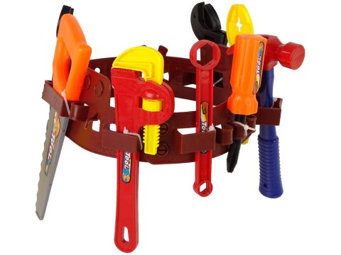 Zestaw Majsterkowicza Pas z Narzędziami Kask Klucz LEAN Toys Zestaw Majsterkowicza Pas z Narzędziami Kask Klucz LEAN Toys