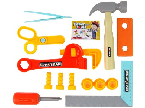 Zestaw Majsterkowicza w Walizce Narzędzia Dla Dzieci Młotek LEAN Toys Zestaw Majsterkowicza w Walizce Narzędzia Dla Dzieci Młotek LEAN Toys