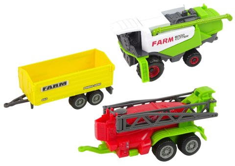 Zestaw Maszyn Rolniczych Pojazdów Farmerskich 6 sztuk Traktor LEAN Toys Zestaw Maszyn Rolniczych Pojazdów Farmerskich 6 sztuk Traktor LEAN Toys