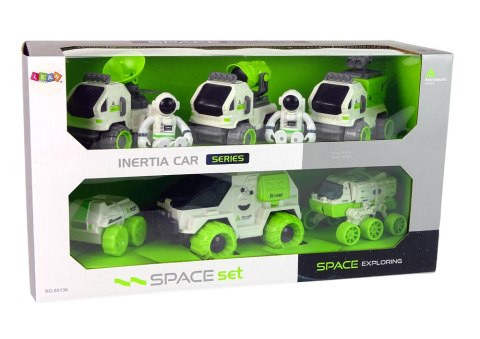 Zestaw Pojazdów Kosmicznych 6w1 Łazik Satelita Astronom Dla Dzieci LEAN Toys Zestaw Pojazdów Kosmicznych 6w1 Łazik Satelita Astronom Dla Dzieci LEAN Toys