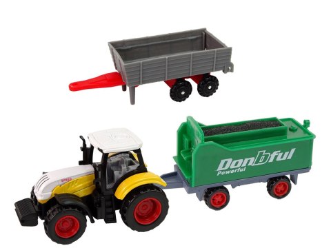 Zestaw Pojazdów Rolniczych Traktor 12 Sztuk Metal LEAN Toys Zestaw Pojazdów Rolniczych Traktor 12 Sztuk Metal LEAN Toys