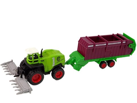 Zestaw Pojazdów Rolniczych Traktor 12 Sztuk Metal LEAN Toys Zestaw Pojazdów Rolniczych Traktor 12 Sztuk Metal LEAN Toys