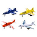 Zestaw Samoloty Odrzutowce Kolorowe 1:400 4 Szt LEAN Toys