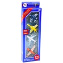 Zestaw Samoloty Odrzutowce Kolorowe 1:400 4 Szt LEAN Toys