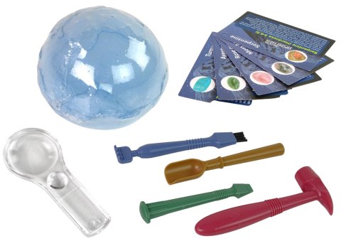 Zestaw Wykopaliska Eksploracja Ziemia Narzędzia Minerały Fiszki LEAN Toys Zestaw Wykopaliska Eksploracja Ziemia Narzędzia Minerały Fiszki LEAN Toys