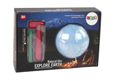 Zestaw Wykopaliska Eksploracja Ziemia Narzędzia Minerały Fiszki LEAN Toys Zestaw Wykopaliska Eksploracja Ziemia Narzędzia Minerały Fiszki LEAN Toys