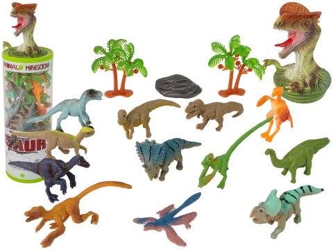 Zestaw Zwierzęta Dinozaury Figurki 12szt. Akcesoria W Tubie LEAN Toys Zestaw Zwierzęta Dinozaury Figurki 12szt. Akcesoria W Tubie LEAN Toys
