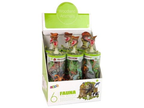 Zestaw Zwierzęta Dinozaury Figurki 12szt. Akcesoria W Tubie LEAN Toys Zestaw Zwierzęta Dinozaury Figurki 12szt. Akcesoria W Tubie LEAN Toys
