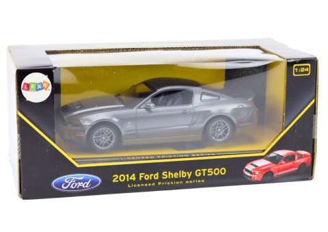 Auto Ford Shelby GT500 W Skali 1:24 Napęd Srebrny LEAN Toys Auto Ford Shelby GT500 W Skali 1:24 Napęd Srebrny LEAN Toys