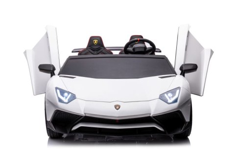 Auto Na Akumulator Lamborghini XXL A8803 Białe 24V LEAN CARS Auto Na Akumulator Lamborghini XXL A8803 Białe 24V LEAN CARS